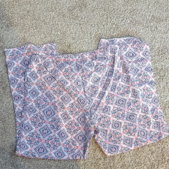Old Navy Pink and Blue Patterned Pajama Set - Picture 3 of 5